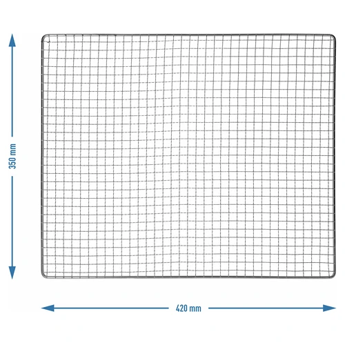 Griglia a rete in acciaio inox per affumicatoio in legno/multistrato dragON 330339, 330341, 330340, 330360 - 4