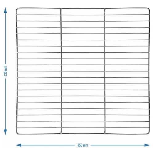 Griglia in acciaio inox per affumicatore - 4