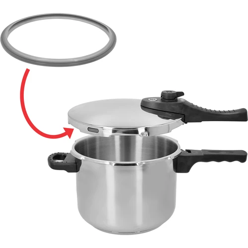 Guarnizione per coperchio del set di pentole a pressione Browin 4 e 6 L (n. 340209) - 3