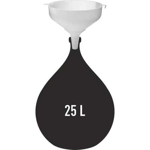 Imbuto in plastica bianco fi 25cm - 2