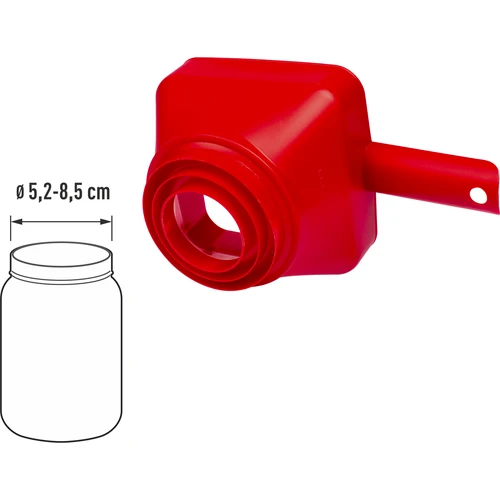 Imbuto in plastica Kwadratura Koła, Ø 52–85 mm - 3