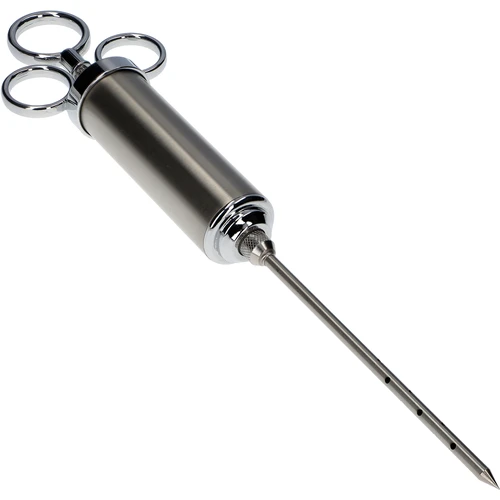 Iniettore in acciaio inossidabile 60 ml + 2 aghi - 2