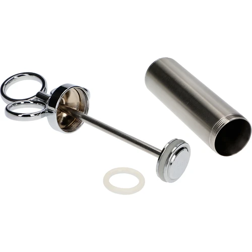 Iniettore in acciaio inossidabile 60 ml + 2 aghi - 5