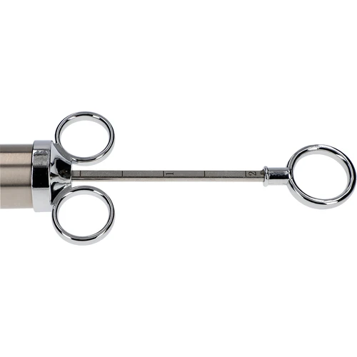 Iniettore in acciaio inossidabile 60 ml + 2 aghi - 6