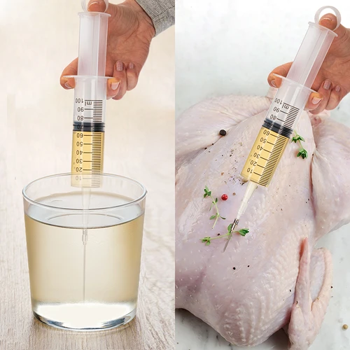 Iniettore per carni 100 ml + 2 aghi - 8