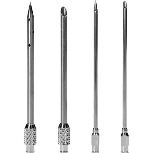 Iniettore per salumi semi-automatico con set di aghi e tubicino - 5