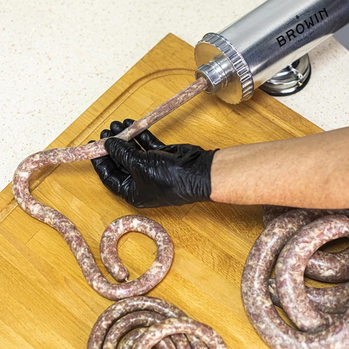 Insaccatrice orizzontale 1,5 kg con pistone in silicone - 13