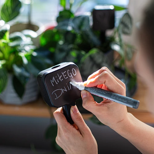 Irrigatore per piante – lavagnetta nera, 200 ml - 9