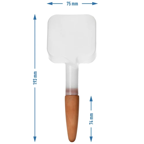 Irrigatore per piante - targhetta bianca con piedino in ceramica, 200 ml - 5