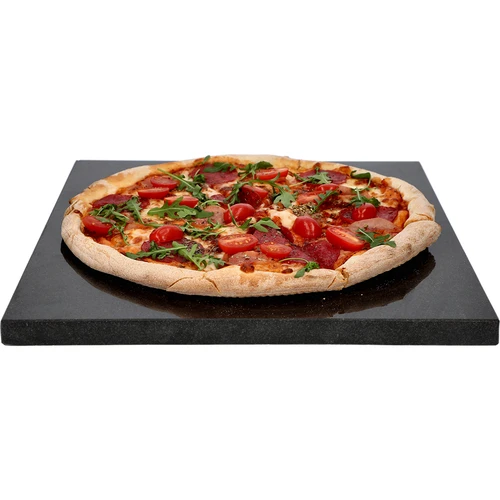Kamień do pizzy granitowy prostokątny 37 x 35 cm - 5