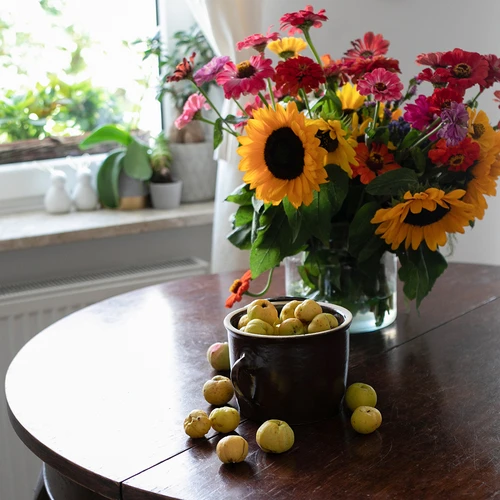 Kamionka - orcio in gres 5 l dritto con coperchio - 2