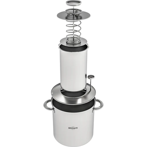 Kit con camicia d'acqua - cuoci-prosciutto 1,5 kg + pentola - 2
