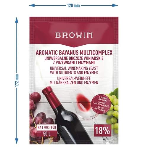 Kit di avviamento Aromatic Bayanus Multicomplex per vino, 40 g - 4