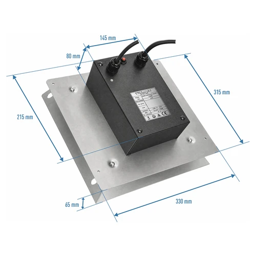 Kit di moduli con centralina Wi-Fi - dragON IQ 2,7 kW, per affumicatoi da giardino - 6