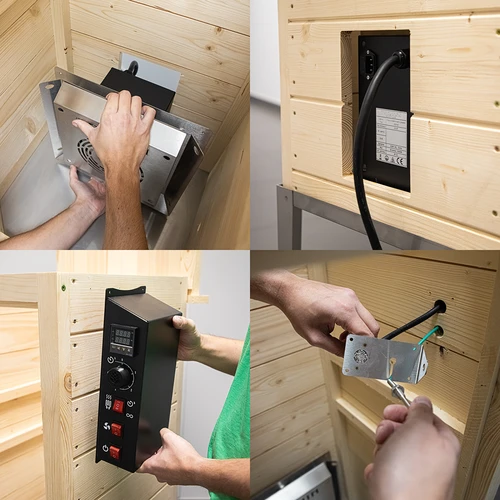 Kit di moduli con termostato digitale - dragON 2,7 kW, per affumicatoi da giardino - 5