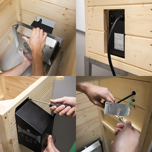 Kit di moduli elettrici con centralina Wi‑Fi – dragON IQ 1,5 kW, per affumicatoi da giardino - 5