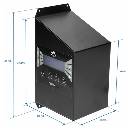 Kit di moduli elettrici con centralina Wi‑Fi – dragON IQ 1,5 kW, per affumicatori da giardino - 4