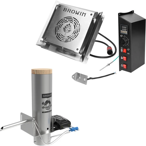 Kit dragON per affumicatoio - moduli elettrici con controller digitale e generatore di fumo JET 2 LONG
