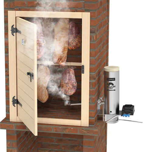 Kit dragON per affumicatoio - moduli IQ con Wi-Fi e generatore di fumo JET 2 LONG con cassetto raccogli-cenere - 19