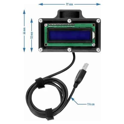 Kit hawkSTILL Wi-Fi IQ – termometro per distillazione con Wi-Fi e display - 7