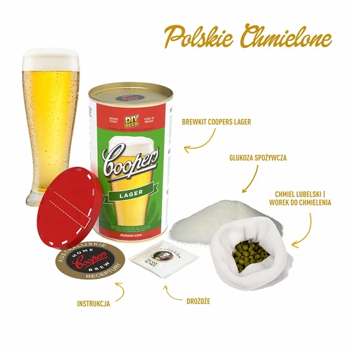 Kit per birra - luppolata con luppoli polacchi, 20 L - 2