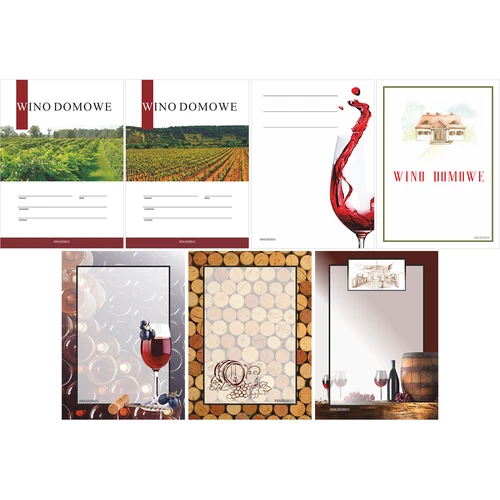 Kit: tappi + etichette + capsule termoretraibili - 8 pz - 4