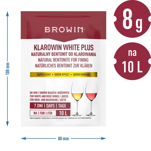 Klarowin White Plus - środek klarujący 8 g - 5