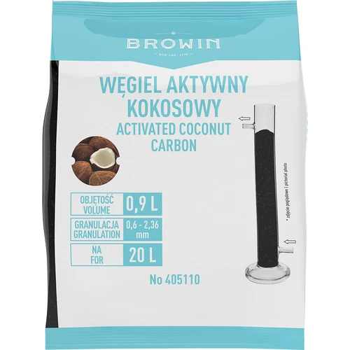 Kolumna filtracyjna szklana w zestawie z alkoholomierzem, wężykiem silikonowym i węglem kokosowym - 6