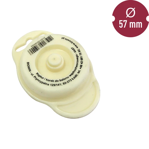 Korek / kaptur do balonów z wąską szyjką  fi57mm - 2