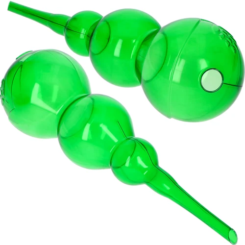 Kula nawadniająca potrójna (trzykomorowa), przezroczysta zielona, 600 ml - 2
