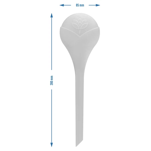 Kule nawadniające do roślin, białe półprzezroczyste,  400 ml, 4 szt. - 5