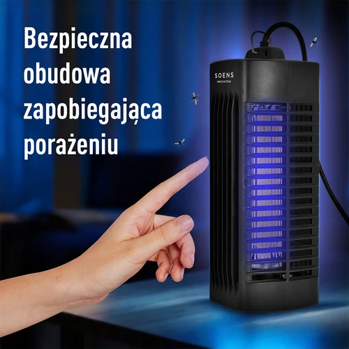 Lampa owadobójcza Manhattan UVA 6 W, czarna - 8