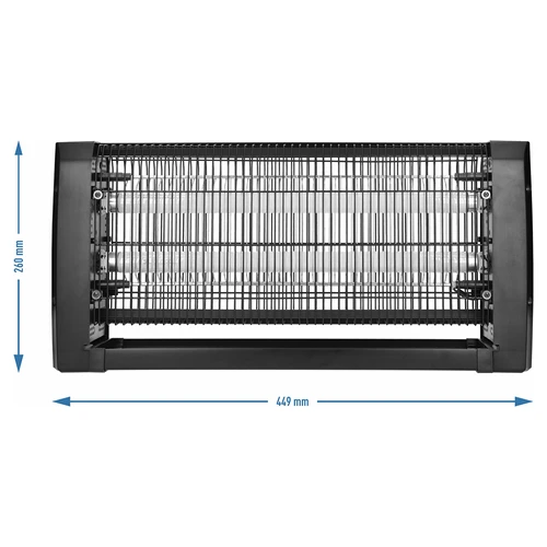 Lampa owadobójcza UVA 20 W, czarna - 4