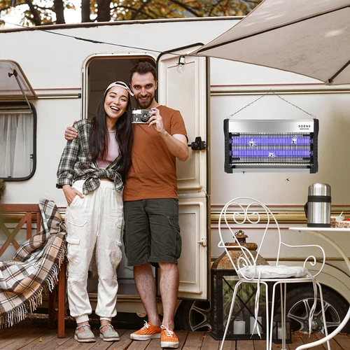 Lampada insetticida UVA 40 W, argento - 12