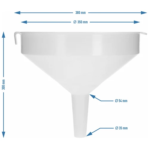 Lejek plastikowy fi 35 cm - 5