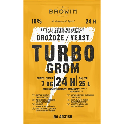 Lieviti da distilleria Turbo Grom 24h - 2