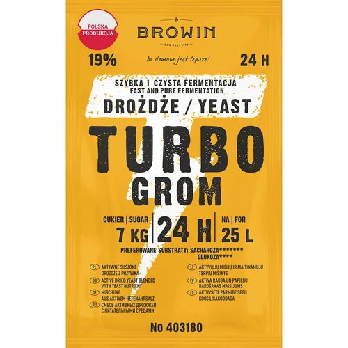 Lieviti da distilleria Turbo Grom 24h  - 1 
