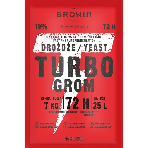 Lieviti da distilleria Turbo Grom 72h - 2