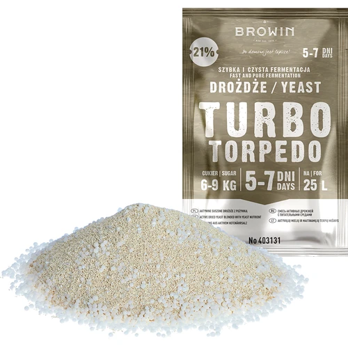 Lieviti da distilleria Turbo Torpedo 5-7 giorni 21% 100g - 4