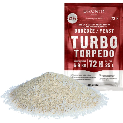 Lieviti da distilleria Turbo Torpedo 72h 21% - 120 g - 5