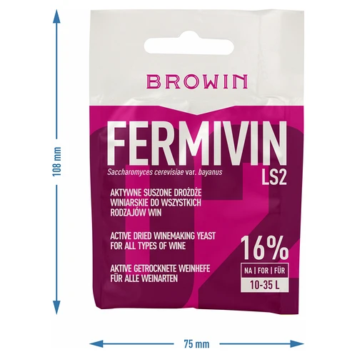 Lieviti per vino Fermivin LS2, 7 g - 3