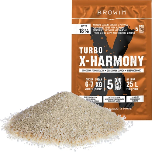 Lieviti Turbo X-Harmony 18%, 25 L, 138 g - 3