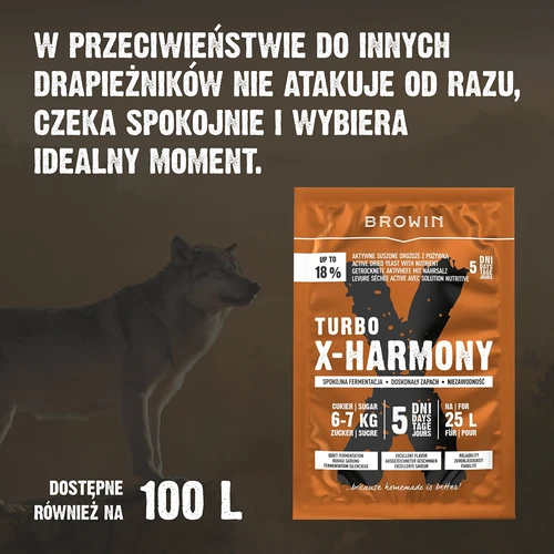 Lieviti Turbo X-Harmony 18%, 25 L, 138 g - 7