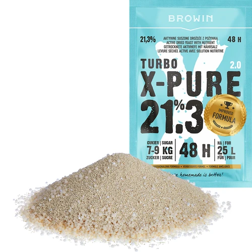 Lieviti Turbo X-Pure 21,3% 48h, 25 L - 3