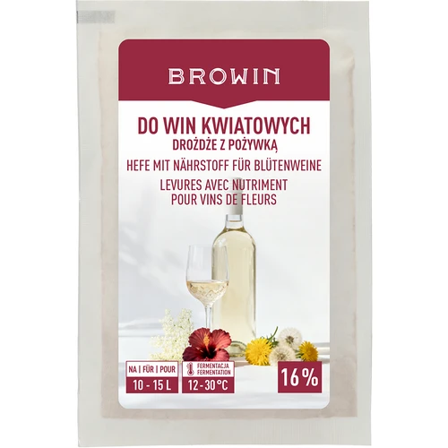 Lievito con nutriente - per vini floreali, 10-15 L