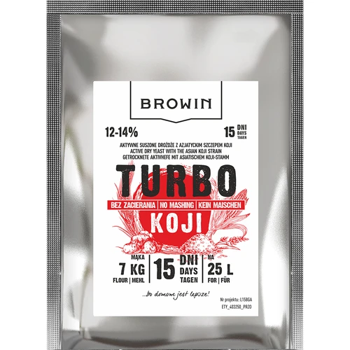 Lievito da distillazione Turbo Koji, 50 g (senza ammostamento!)