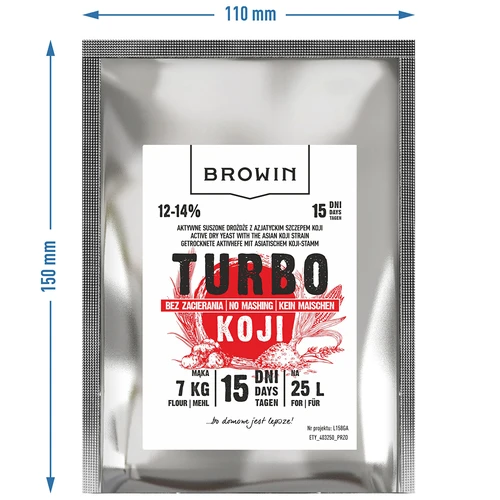 Lievito da distilleria Turbo Koji, 50 g (senza macerazione!) - 7