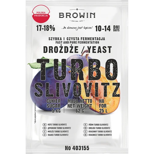Lievito da distilleria Turbo Slivovitz  - 1 