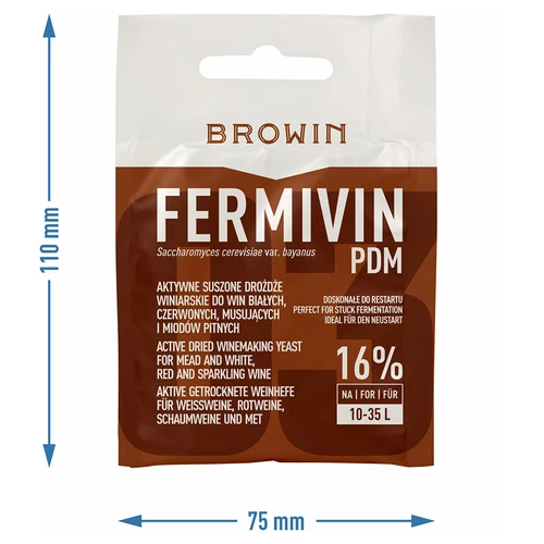 Lievito enologico Fermivin PDM, 7 g - 3