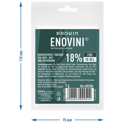 Lievito enologico secco Enovini 7 g - 3
